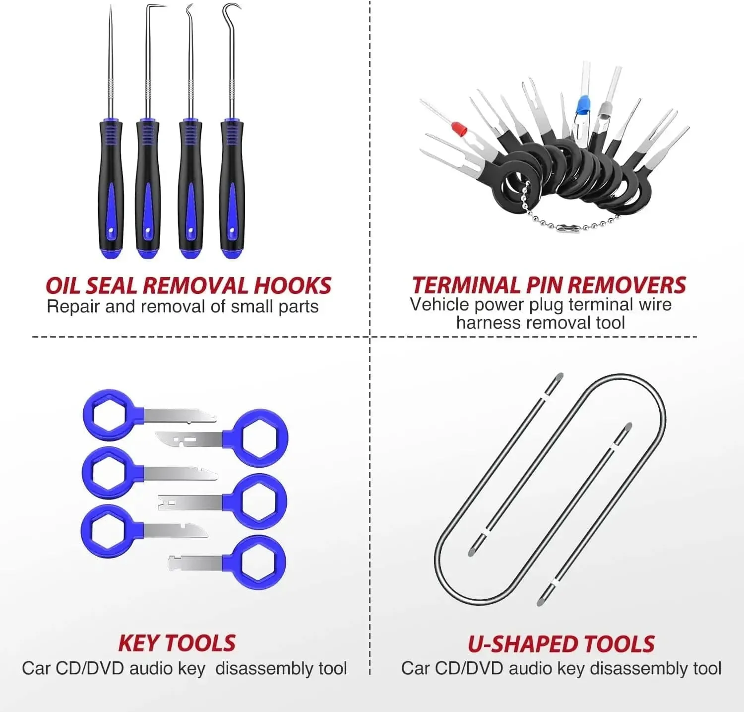 102 Pcs Trim Removal Tool Kit Blue