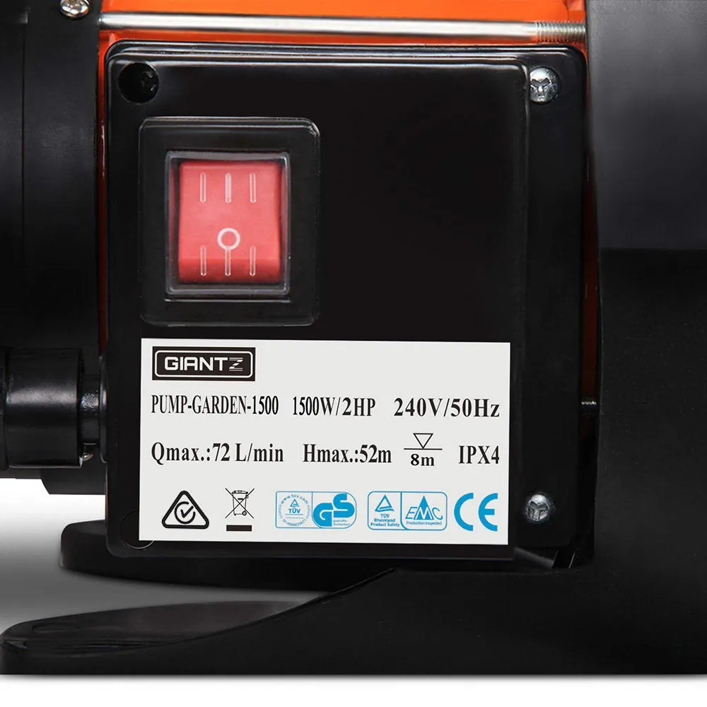 1500W Garden High Pressure Water Pump