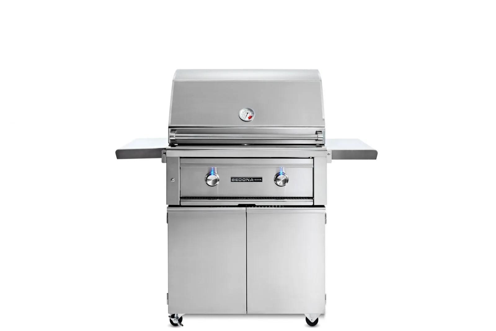 30" Freestanding Grill with 1 Prosear Infrared Burner and 1 Stainless Steel Burner (L500PSF)