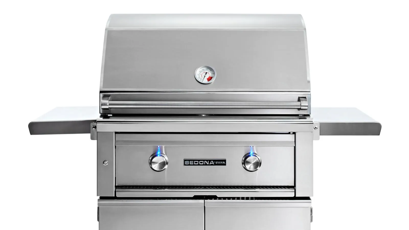30" Freestanding Grill with 1 Prosear Infrared Burner and 1 Stainless Steel Burner (L500PSF)