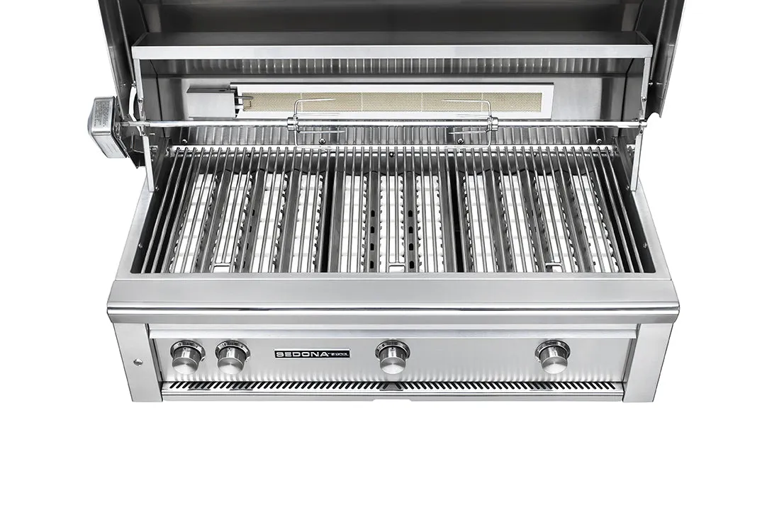 36" Freestanding Grill with 3 Stainless Steel Burners and Rotisserie (L600FR)