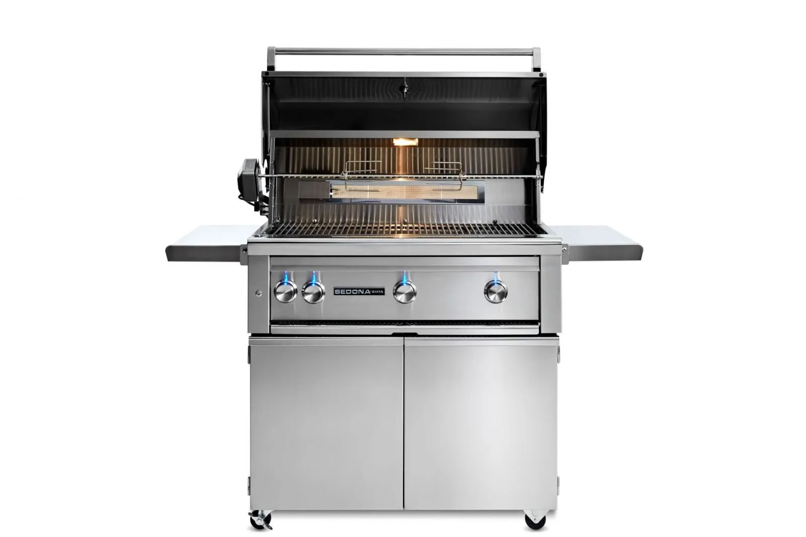 36" Freestanding Grill with 3 Stainless Steel Burners and Rotisserie (L600FR)
