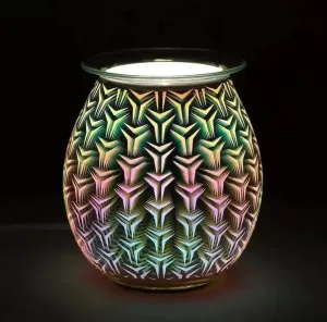 3D Geometric Light Up Electric Burner