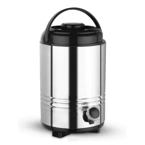 AGHNAYA Stainless Steel Insulated Water Camper/Water Jug Vacuum Insulated Thermo Flask Jug Water Beverage Dispenser (5 litre)