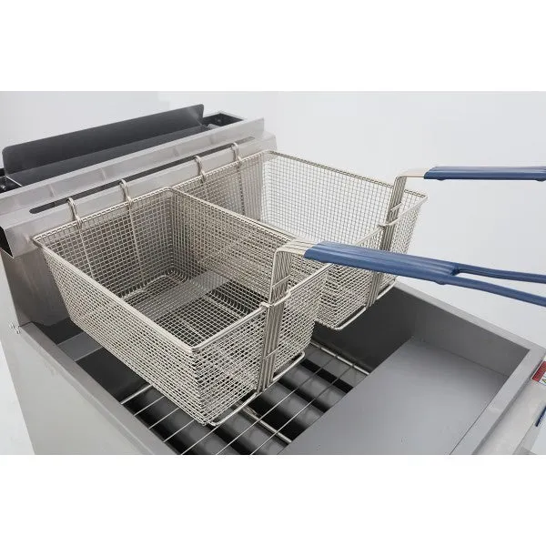 Atosa ATFS-75 75 LB Stainless Steel Gas Deep Fryer