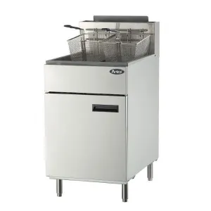 Atosa ATFS-75 75 LB Stainless Steel Gas Deep Fryer