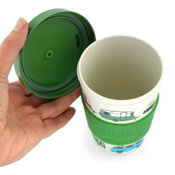 Bamboo Travel Mug 400ml - The Iconic Collection Classic Green