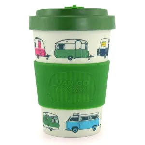Bamboo Travel Mug 400ml - The Iconic Collection Classic Green