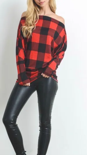 Buffalo Plaid Top