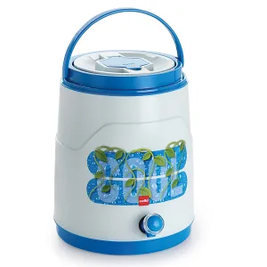 Cello Fountain Pastic Insulated Water Jug | Thermos Jug | Inner Stainless Steel Jug | Hot & Cold | Easy to Carry | 20 litres, Blue