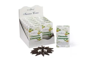 Citronella & Lemongrass Incense Cones - Per case: 1 Piece