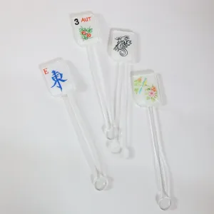 Classic Mahjong Acrylic Stir Sticks Combo