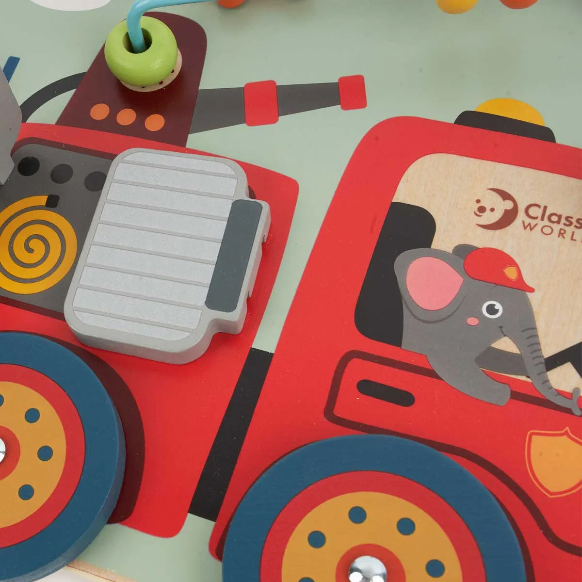 Classic World Fire Engine Busy Board