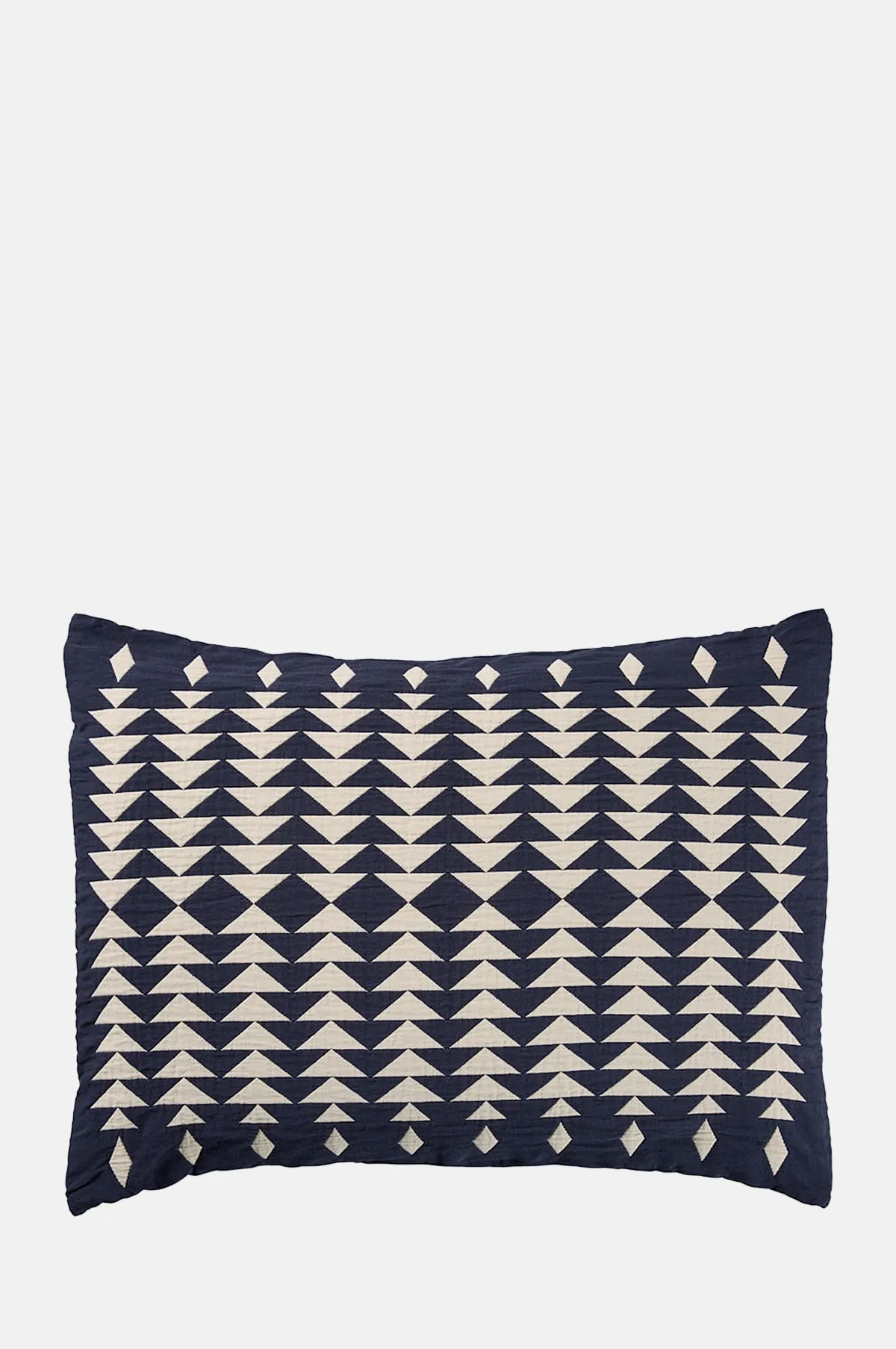 Cotton Matelass Sham Midnight Nova