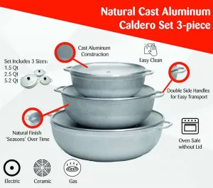 Dutch Oven Set with Lid, Pot Set