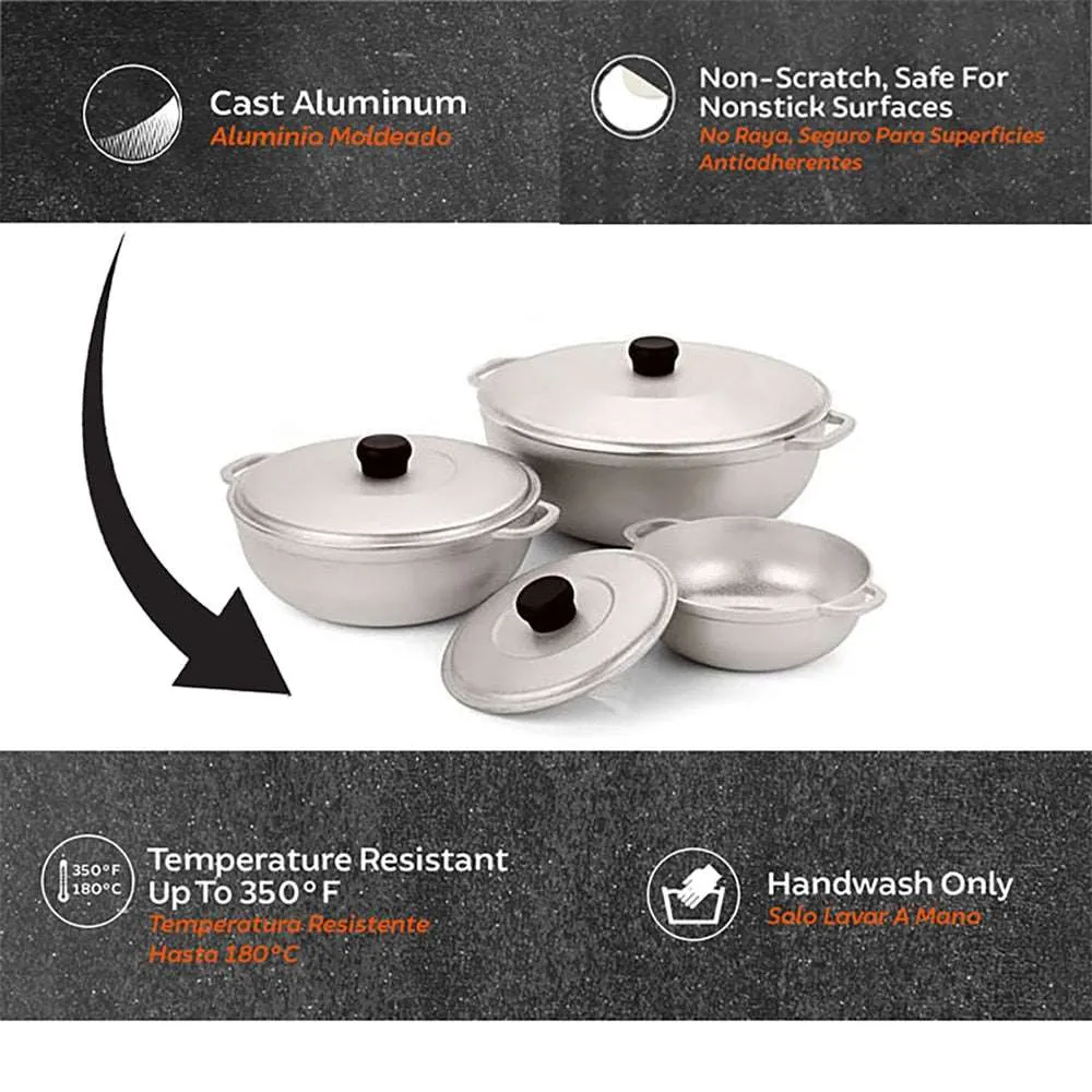 Dutch Oven Set with Lid, Pot Set