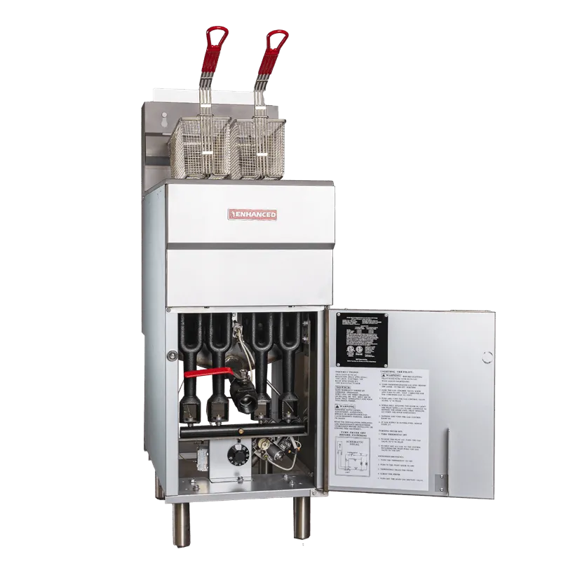 EGF-120-N Enhanced 45-50 Lb. Natural Gas Fryer