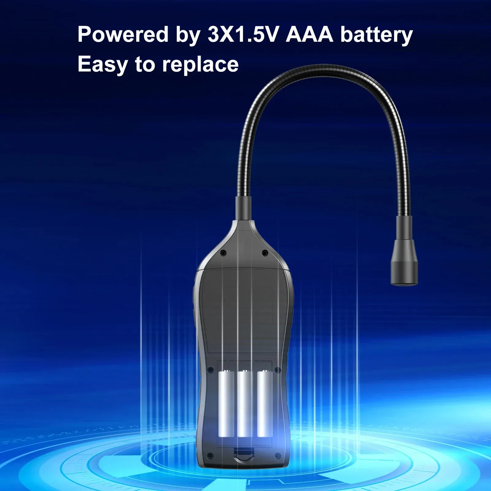 Gas Leak Detector Lel 0 100% 0 19999ppm Combustible Gas Detector