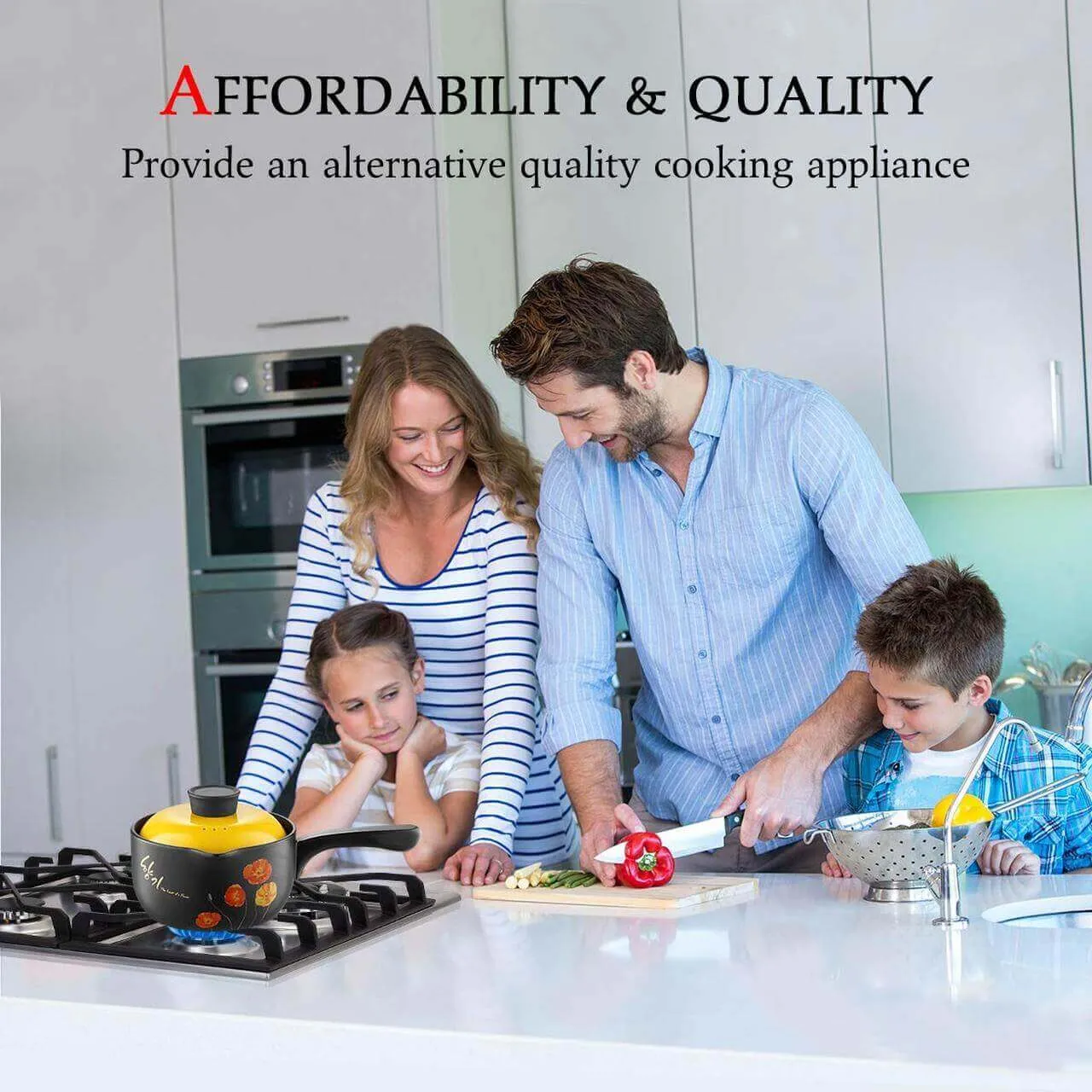 GaslandChef 24" LPG/Natural Gas Built-In Gas Stovetop With 4 Sealed Burners (ETL) - Stainless Steel