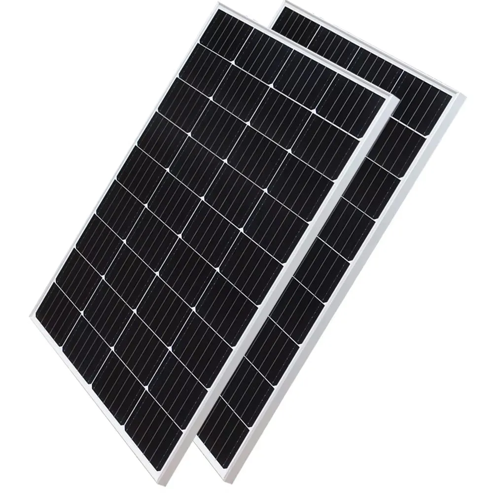 Glass Rigid Solar Panel 200W 300W 400W Monocrystalline (2X 100W / 150W / 200W Panel Solar 12V 24V Charge) Placa Solar