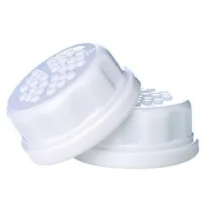 Lifefactory Flat Cap 2 Pack Set - White