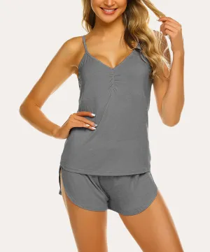 Lightweight 2-Piece Sleeveless Pajama Set
