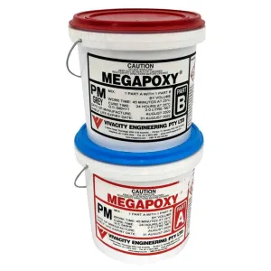 Megapoxy PM Gap Filling Adhesive 1L (Part A 0.5L Part B 0.5L)