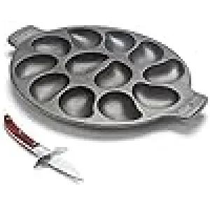 Outset Oyster Knife & Oyster Pan
