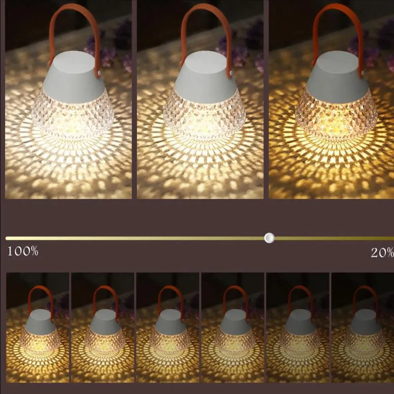 Portable Multi-Purpose Crystal Camping Lamp Pa-16