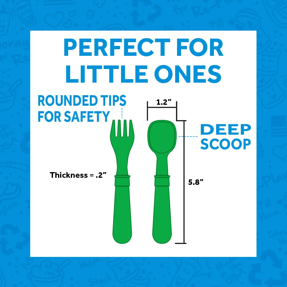 Re-Play Toddler Utensil Pair