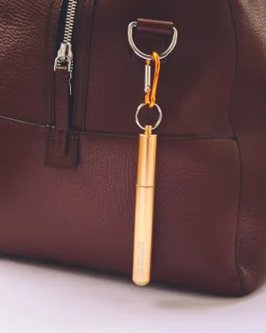 Reusable Eco Travel Straw in Gold