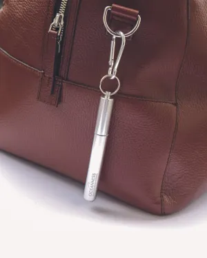 Reusable Eco Travel Straw in Silver (Shark)
