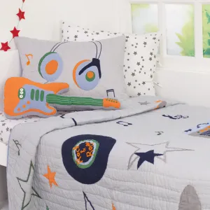 Rockstar Kids Quilt <br> <span style="font-size: 11px; font-family:Helvetica,Arial,sans-serif;">Can Be Personalised, Ages 3 to 15</span>