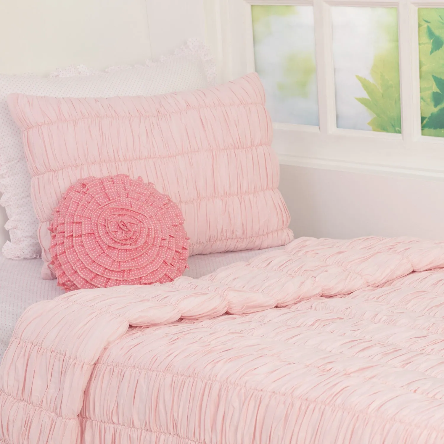 Ruffilicious Kids Quilt <br> <span style="font-size: 11px; font-family:Helvetica,Arial,sans-serif;">Fits a Twin Bed, Can Be Personalised</span>