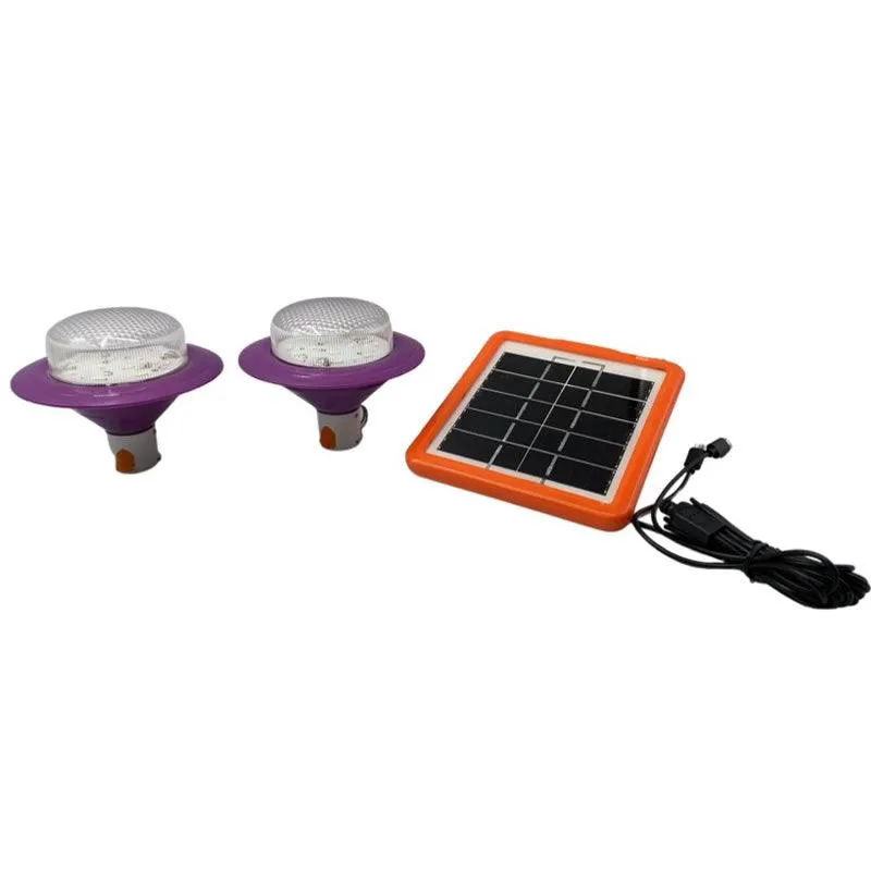 Solar Charged LED Lights AB-TA229 PURPLE