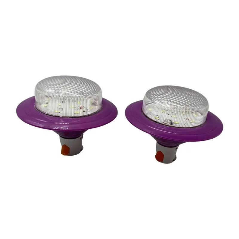 Solar Charged LED Lights AB-TA229 PURPLE