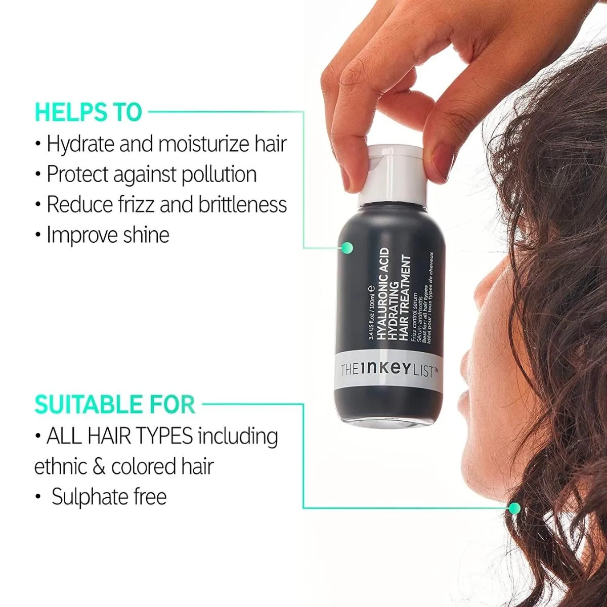 The Inkey List | Hyaluronic Hydration Hair Treatment 100ml