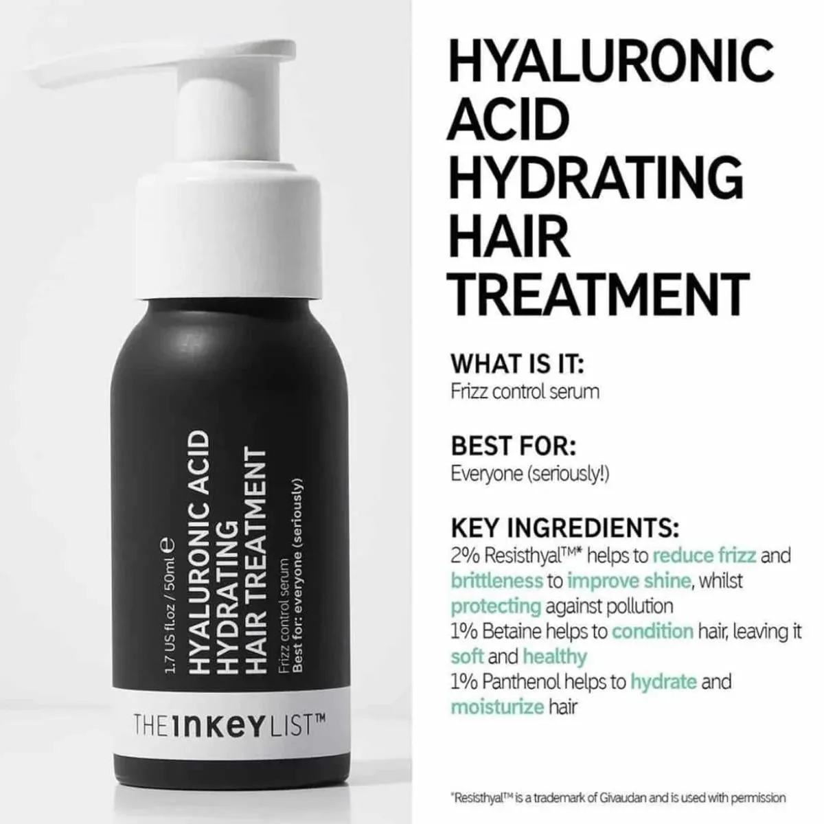 The Inkey List | Hyaluronic Hydration Hair Treatment 100ml