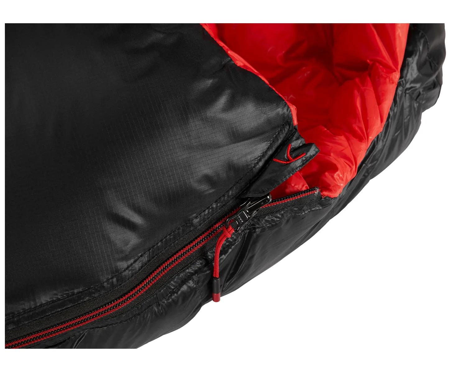 V.I.B 600 (LEFT ZIP) - Black/Fiery Red