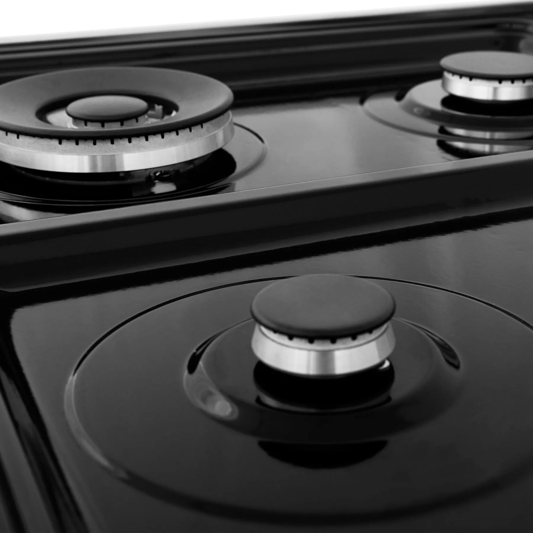 ZLINE 24" 2.8 cu. ft. Range with Gas Stove and Gas Oven in Stainless with Blue Gloss Door (RG-BG-24)