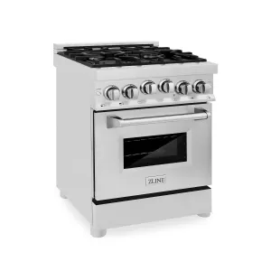 ZLINE 24" 2.8 cu. ft. Range with Gas Stove and Gas Oven (RG24)